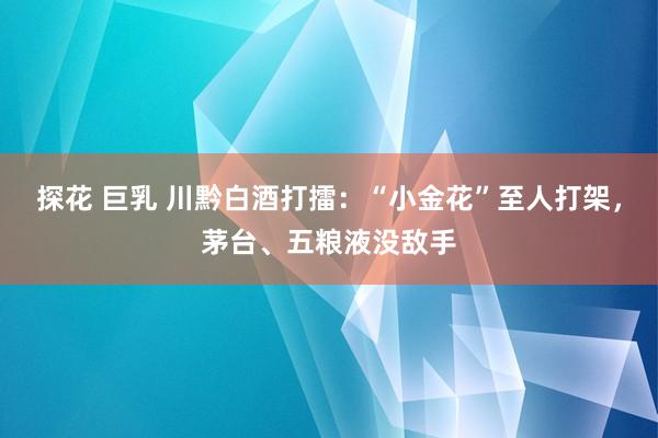 探花 巨乳 川黔白酒打擂：“小金花”至人打架，茅台、五粮液没敌手