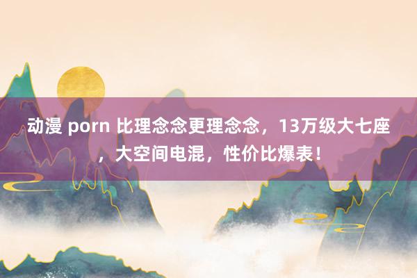 动漫 porn 比理念念更理念念，13万级大七座，大空间电混，性价比爆表！