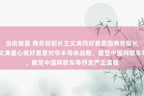 当街做爱 商务部部长王文涛同好意思国商务部长雷蒙多通话 王文涛重心就好意思对华半导体战略、截至中国网联车等抒发严正温暖