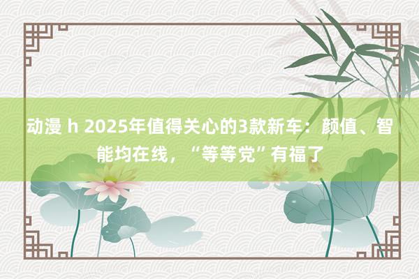 动漫 h 2025年值得关心的3款新车：颜值、智能均在线，“等等党”有福了